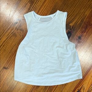 lululemon athletica Light Blue Crop Top